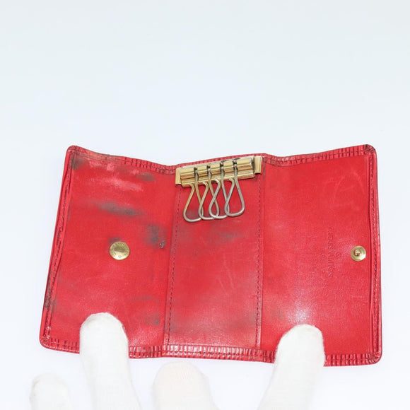 LOUIS VUITTON Epi Key Case 10set Yellow Red blue LV Auth CB080