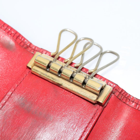 LOUIS VUITTON Epi Key Case 10set Yellow Red blue LV Auth CB080