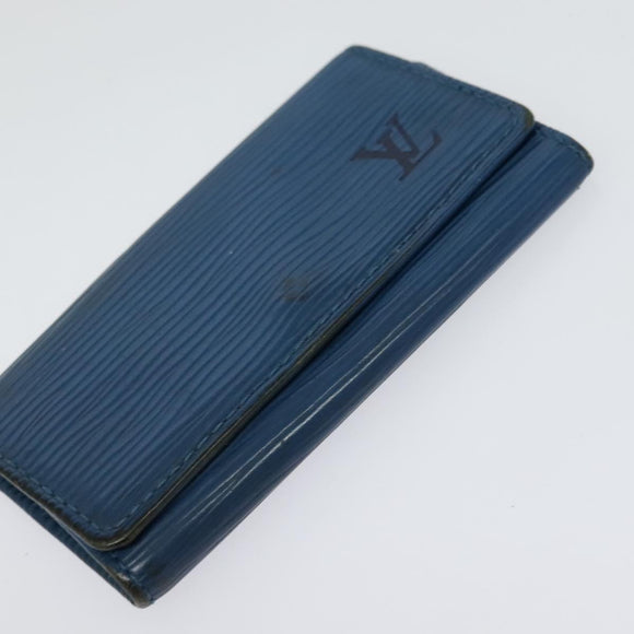 LOUIS VUITTON Epi Key Case 10set Yellow Red blue LV Auth CB080