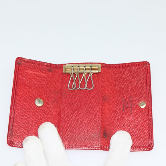 LOUIS VUITTON Epi Key Case 10set Yellow Red blue LV Auth CB080