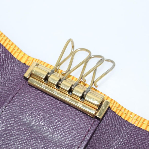 LOUIS VUITTON Epi Key Case 10set Yellow Red blue LV Auth CB080