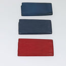 LOUIS VUITTON Epi Key Case 10set Yellow Red blue LV Auth CB080-7