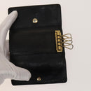 LOUIS VUITTON Epi Key Case 10set Black LV Auth CB081-4