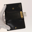 LOUIS VUITTON Epi Key Case 10set Black LV Auth CB081-6