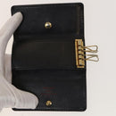 LOUIS VUITTON Epi Key Case 10set Black LV Auth CB081-9