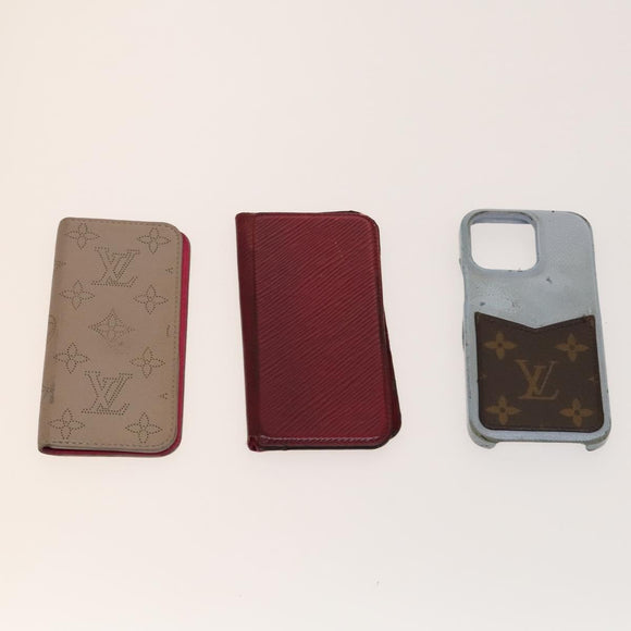 LOUIS VUITTON Monogram Cell Phone Case 10set LV Auth CB106