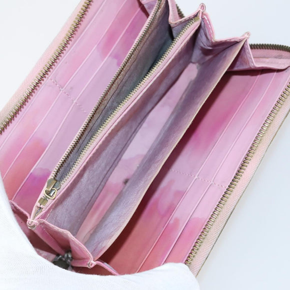 GUCCI GG Canvas Micro GG Guccissima Wallet Leather PVC 10set Black Auth CB109