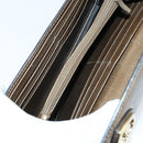 GUCCI GG Canvas Micro GG Guccissima Wallet Leather PVC 10set Black Auth CB109-21