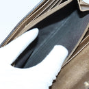 GUCCI GG Canvas Micro GG Guccissima Wallet Leather PVC 10set Black Auth CB109-22