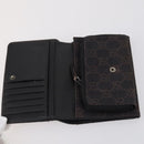 GUCCI GG Canvas Micro GG Guccissima Wallet Leather PVC 10set Black Auth CB109-25