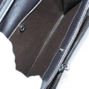 GUCCI GG Canvas Micro GG Guccissima Wallet Leather PVC 10set Black Auth CB109-26