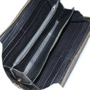 GUCCI GG Canvas Micro GG Guccissima Wallet Leather PVC 10set Black Auth CB109-6