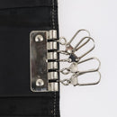 BURBERRY Nova Check Black Label Key Case Leather PVC 10set Beige Auth CB112-14