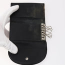 Christian Dior Trotter Canvas Key Case Leather Canvas PVC 10set Beige Auth CB116-17