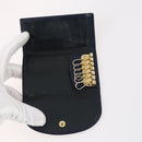 Christian Dior Trotter Canvas Key Case Leather Canvas PVC 10set Beige Auth CB116-19