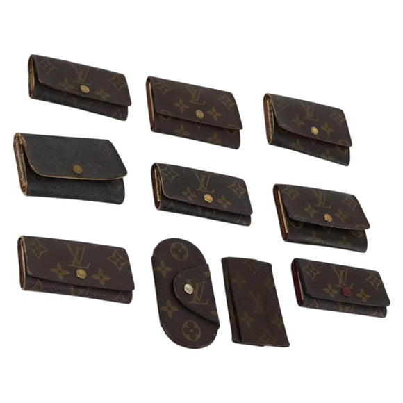 LOUIS VUITTON Monogram Key Case 10set LV Auth CB121