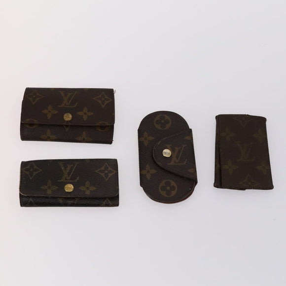 LOUIS VUITTON Monogram Key Case 10set LV Auth CB121