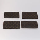 LOUIS VUITTON Monogram Empreinte Wallet 10 Set Red LV Auth CB123-15