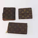 LOUIS VUITTON Monogram Empreinte Wallet 10 Set Red LV Auth CB123-9