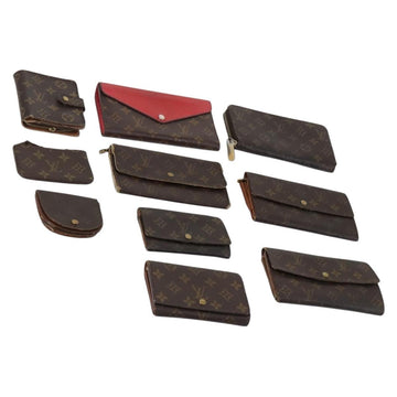 LOUIS VUITTON Monogram Wallet 10 Set LV Auth CB124