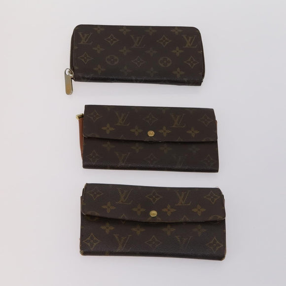 LOUIS VUITTON Monogram Wallet 10 Set LV Auth CB124