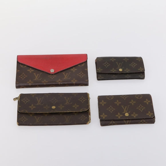 LOUIS VUITTON Monogram Wallet 10 Set LV Auth CB124