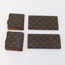 LOUIS VUITTON Monogram Wallet 10 Set LV Auth CB125-3