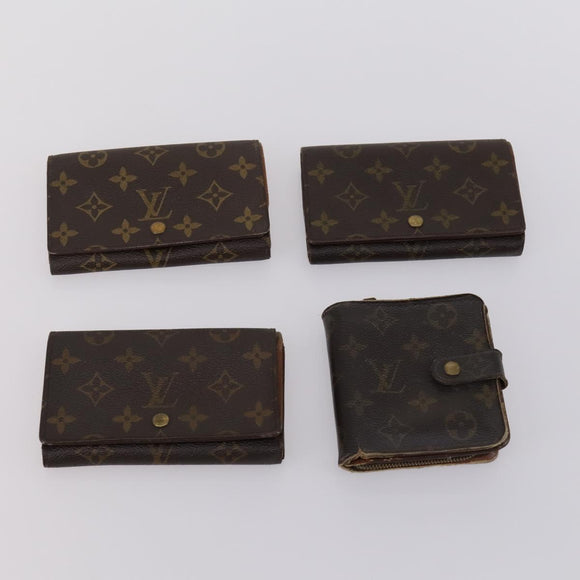 LOUIS VUITTON Monogram Wallet 10 Set LV Auth CB126