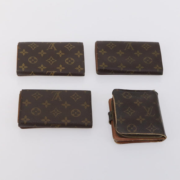 LOUIS VUITTON Monogram Wallet 10 Set LV Auth CB126