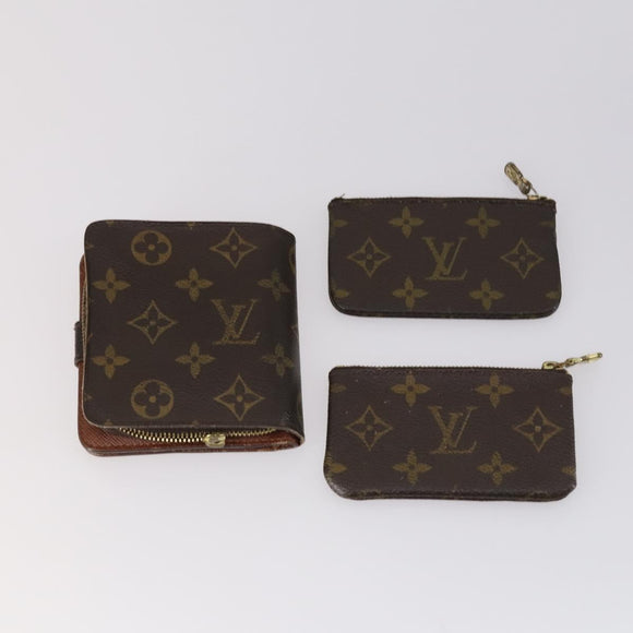 LOUIS VUITTON Monogram Wallet 10 Set LV Auth CB127