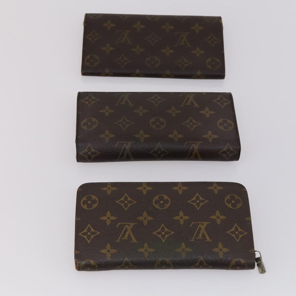 LOUIS VUITTON Monogram Wallet 10 Set LV Auth CB127