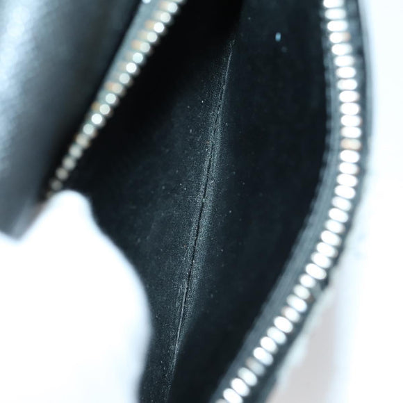 LOUIS VUITTON Damier Ebene Azur Graphite Wallet 10 Set LV Auth CB128