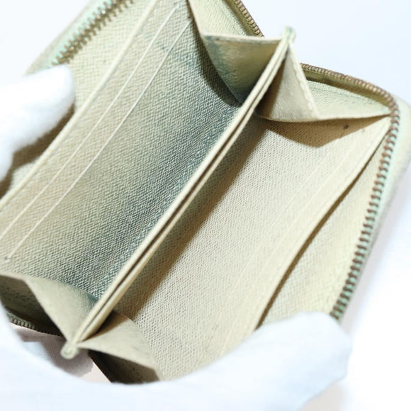 LOUIS VUITTON Damier Ebene Azur Graphite Wallet 10 Set LV Auth CB128