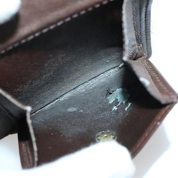 LOUIS VUITTON Damier Ebene Azur Graphite Wallet 10 Set LV Auth CB128