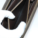 LOUIS VUITTON Damier Ebene Azur Graphite Wallet 10 Set LV Auth CB128-4