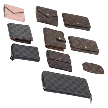 LOUIS VUITTON Monogram Monogram Eclipse Wallet Empreinte 10 Set LV Auth CB129