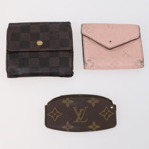 LOUIS VUITTON Monogram Monogram Eclipse Wallet Empreinte 10 Set LV Auth CB129