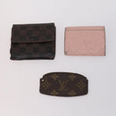 LOUIS VUITTON Monogram Monogram Eclipse Wallet Empreinte 10 Set LV Auth CB129-17