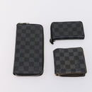 LOUIS VUITTON Monogram Monogram Eclipse Wallet Empreinte 10 Set LV Auth CB129-9