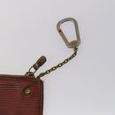 LOUIS VUITTON Monogram Epi Wallet 10 Set Black Red blue LV Auth CB130-12