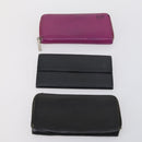 LOUIS VUITTON Monogram Epi Wallet 10 Set Black Red blue LV Auth CB130-17