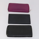 LOUIS VUITTON Monogram Epi Wallet 10 Set Black Red blue LV Auth CB130-18