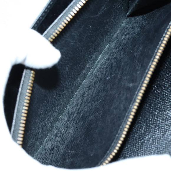 LOUIS VUITTON Monogram Epi Wallet 10 Set Black Red blue LV Auth CB130