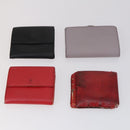 LOUIS VUITTON Monogram Epi Wallet 10 Set Black Red blue LV Auth CB130-3