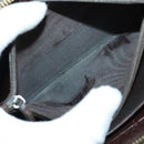 GUCCI GG Canvas Guccissima Wallet Leather 10 Set Beige Black Auth CB131-11