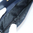 Salvatore Ferragamo Gancini Wallet Leather Canvas 10 Set Black Silver Auth CB133-13