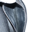 Salvatore Ferragamo Gancini Wallet Leather Canvas 10 Set Black Silver Auth CB133-14