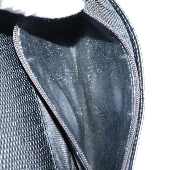 Salvatore Ferragamo Gancini Wallet Leather Canvas 10 Set Black Silver Auth CB133