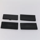 Salvatore Ferragamo Gancini Wallet Leather Canvas 10 Set Black Silver Auth CB133-3