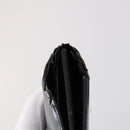 Salvatore Ferragamo Gancini Wallet Leather Canvas 10 Set Black Silver Auth CB133-5